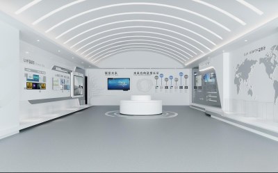 现代科技展厅3D模型下载